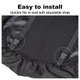 Polaris Ranger XP 1000 Adjustable Break Away Side Mirrors & Seat Cover by Kemimoto